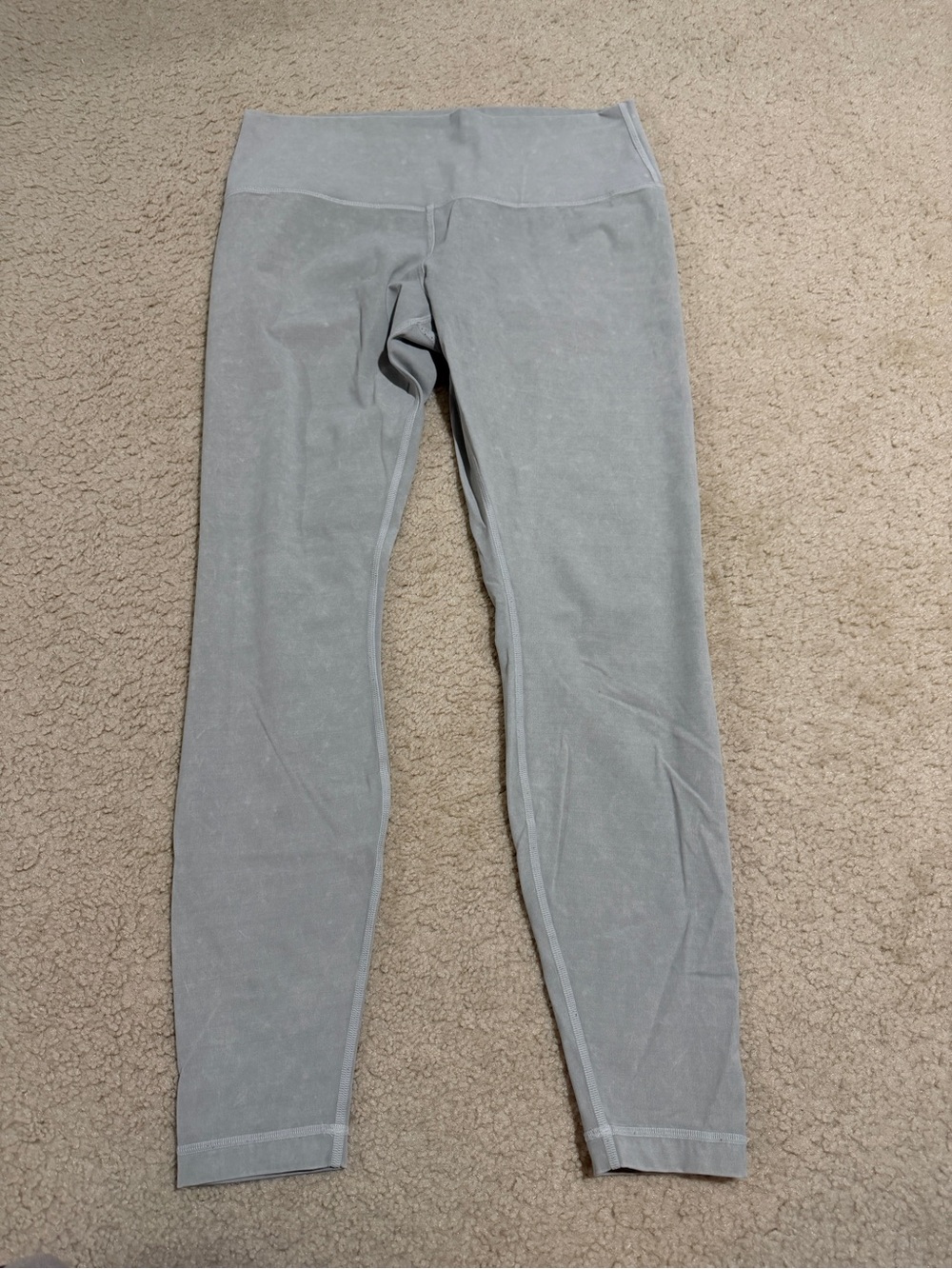 lululemon athletica Light Gray Sculpting Leggings